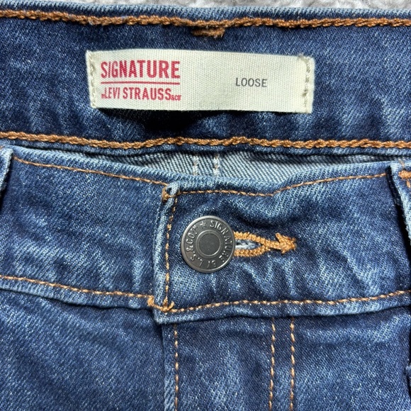 Levis Jeans Mens 36 x 32 Baggy Dark Wash Casual Denim Relaxed Grunge Skate Basic - Picture 2 of 5